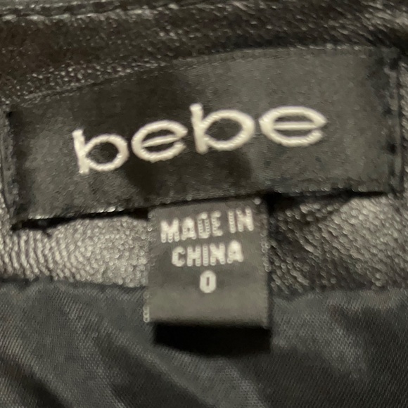 Bebe midi faux leather skirt xs - Picture 3 of 4